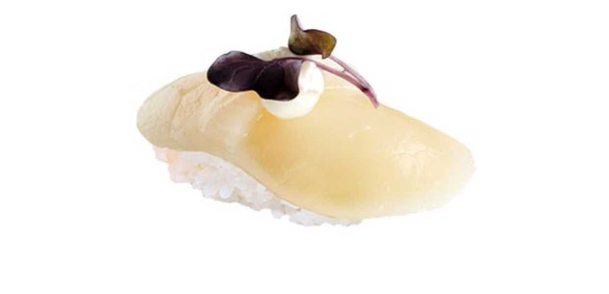 Hotate nigiri (Shells of St. James)