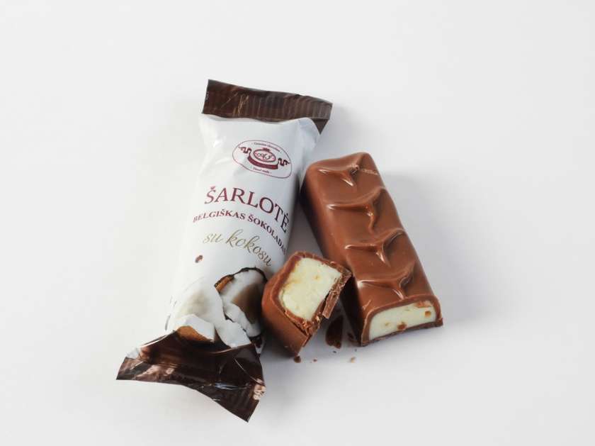 Šarlotė Belgian Chocolate With Coconut 40 G