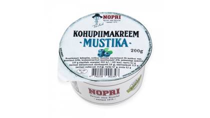 Kohupiimakreem mustika 200 g Nopri talumeierei