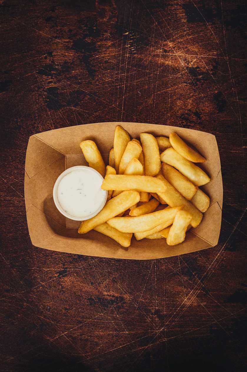 Ranch Fries Con Salsa