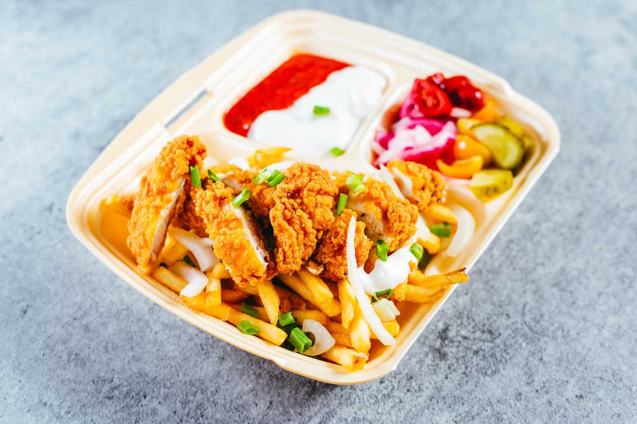 Crispy Chicken Meal with Potato
