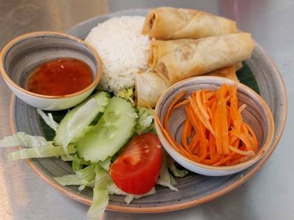 Friterade Spring Rolls - Vegan