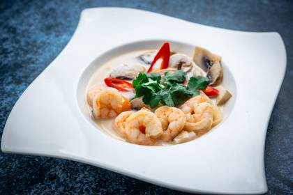 4. Tom Kha with King Prawns