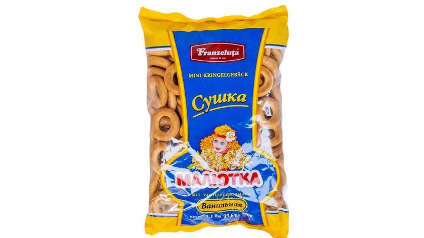 Vanilla pretzels "Malutka", 500g, Franzeluta