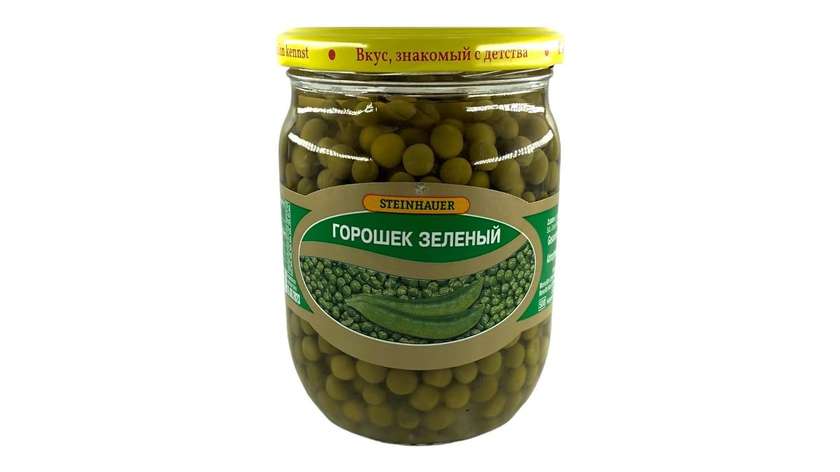 Steinhauer green peas 500g.