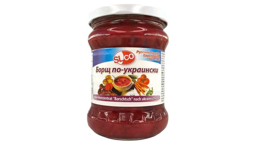 Ukrainian borsch soup, 480 g, SLCO