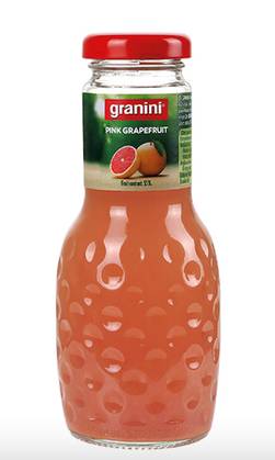 Granini raudonųjų greipfrutų sultys 0,25 l