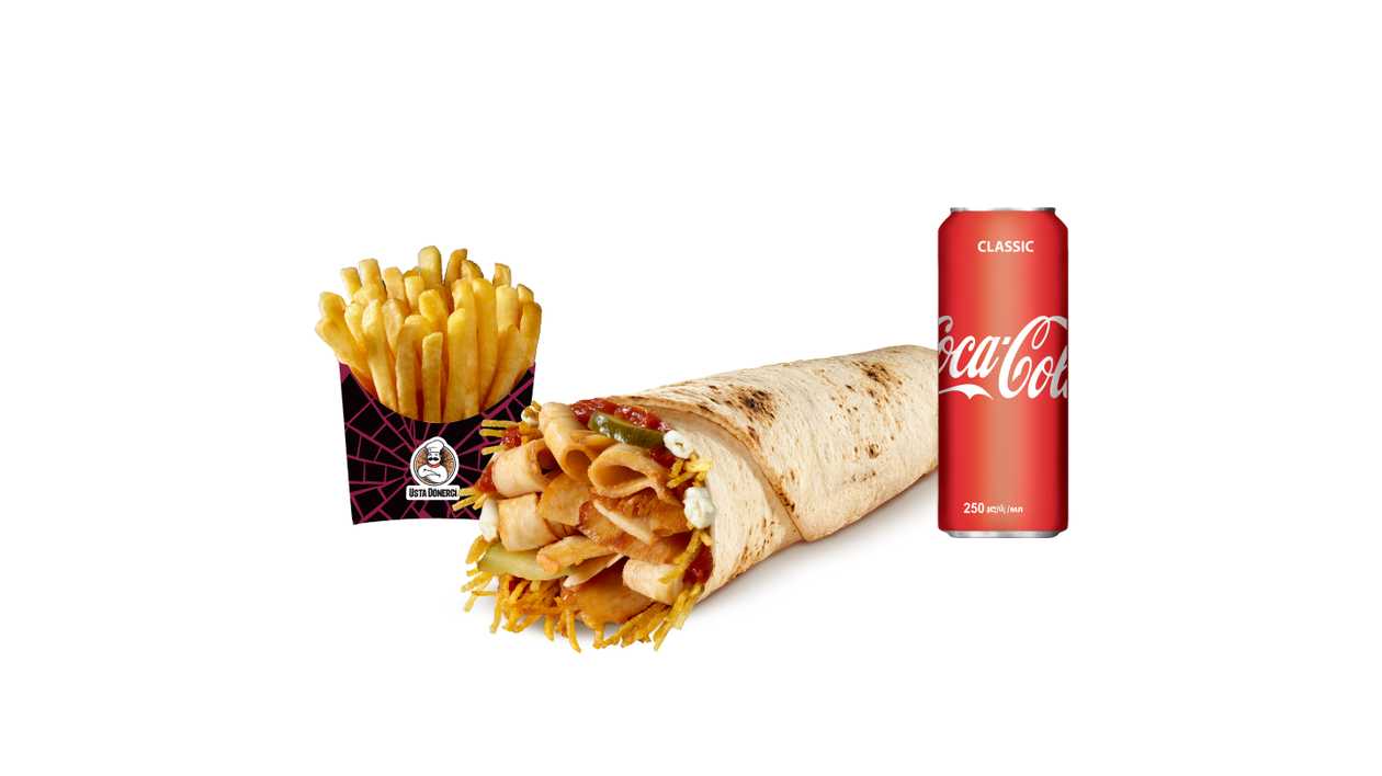 Chicken Doner Wrap Menu