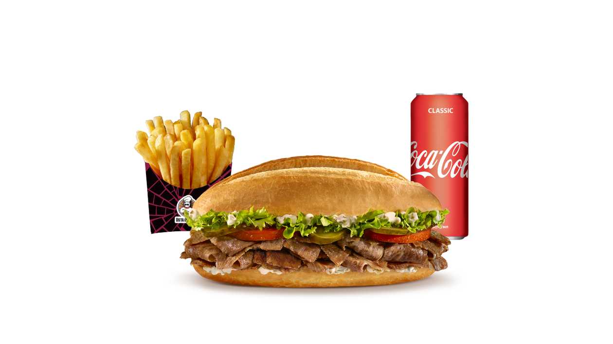 Meat Doner Sandwich Menu