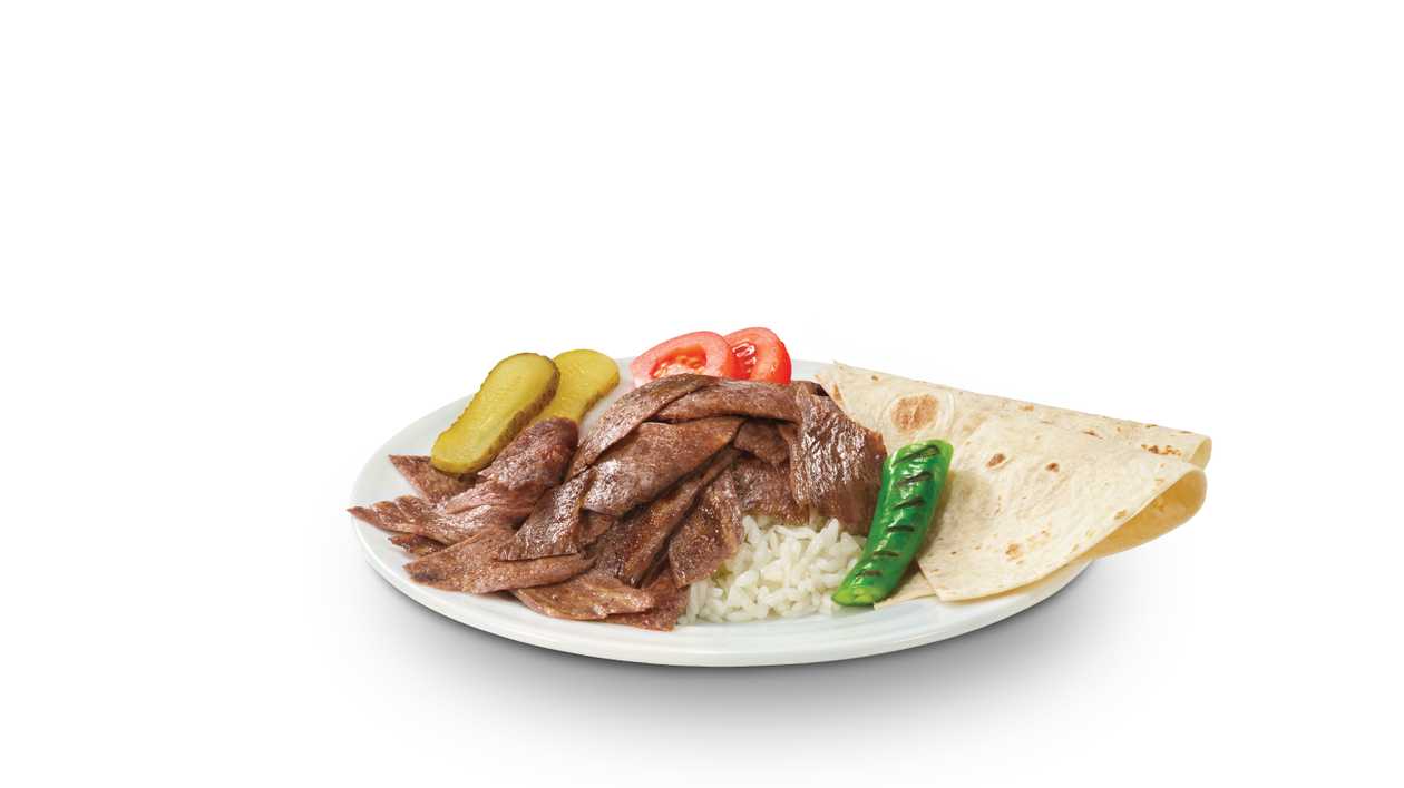 Doner Kebab On Rice