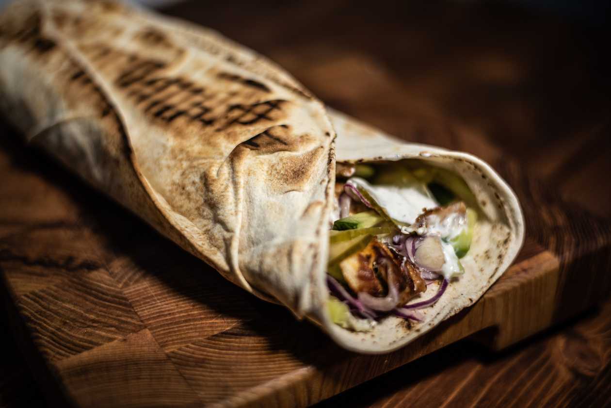 Kebabas lavaše