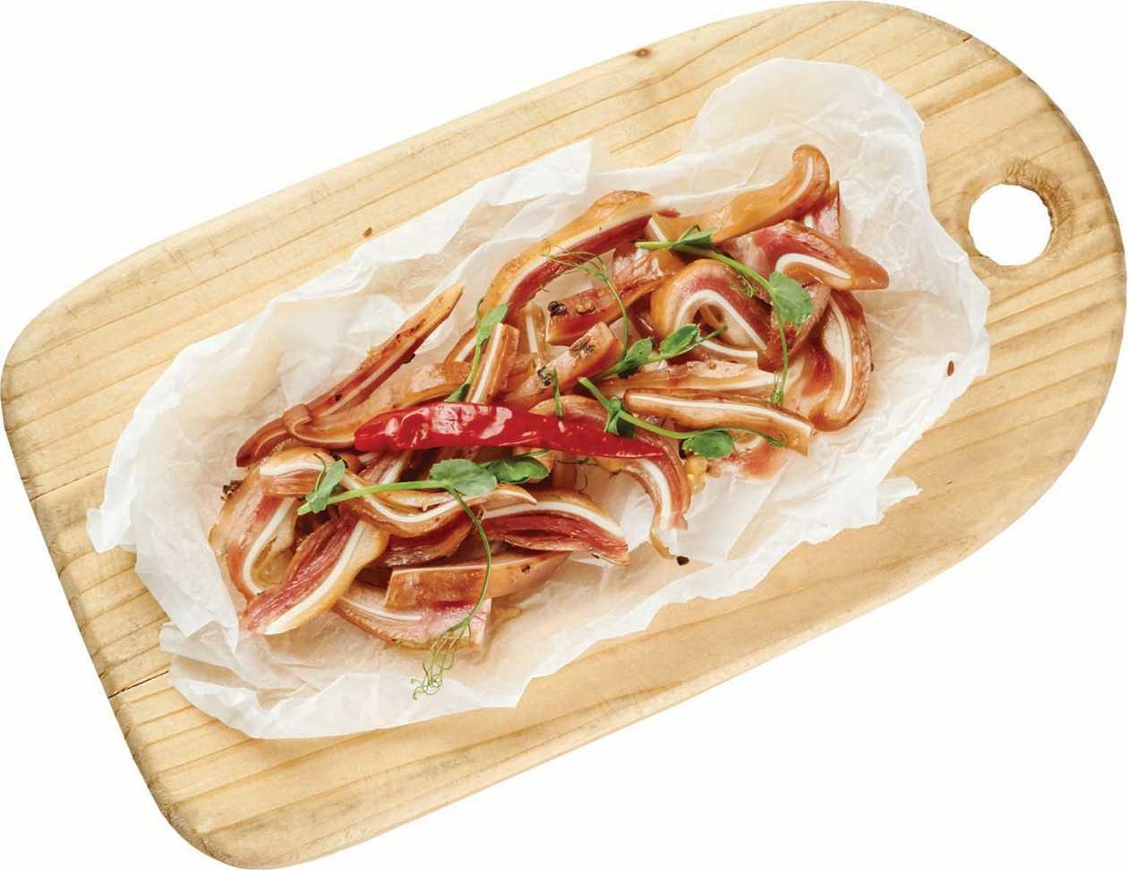 Smoked pork ears