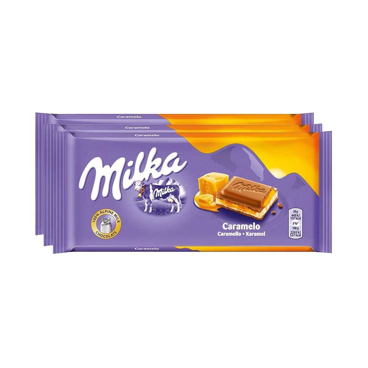 Chocolate Milka Caramelo