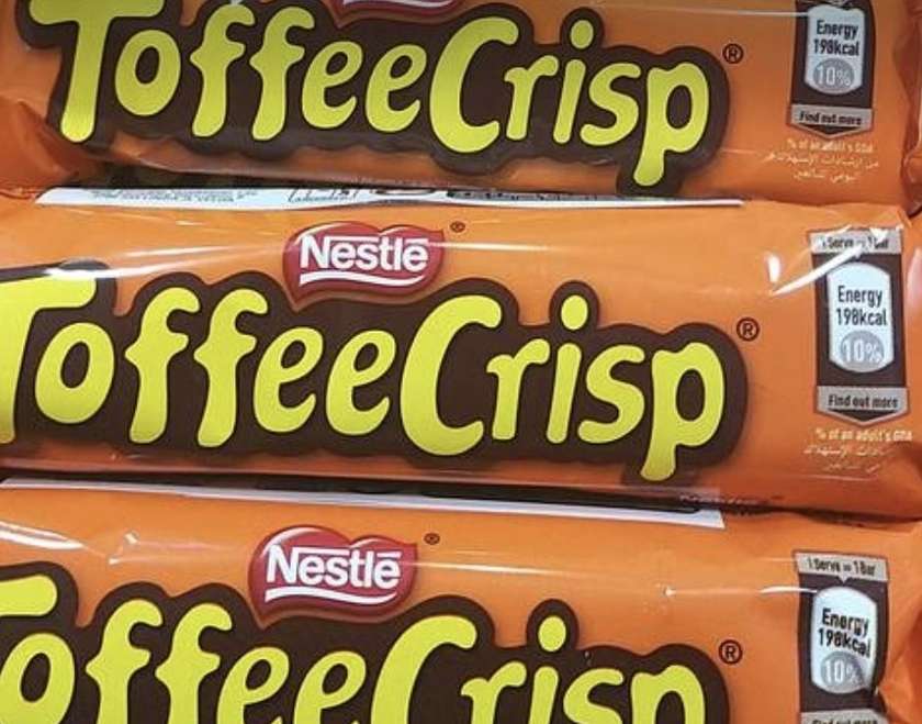 Toffee crisp