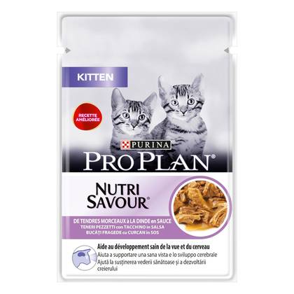 Pro Plan Nutri Savor einekotike kassipojale, kalkun 85 g
