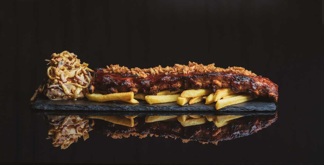 Classic BBQ pork ribs