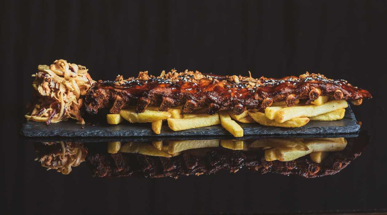 Ribs with Soy and Teriyaki sauce