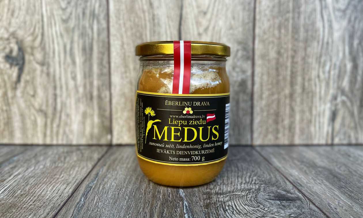 Latvijas liepu ziedu medus 500 ml