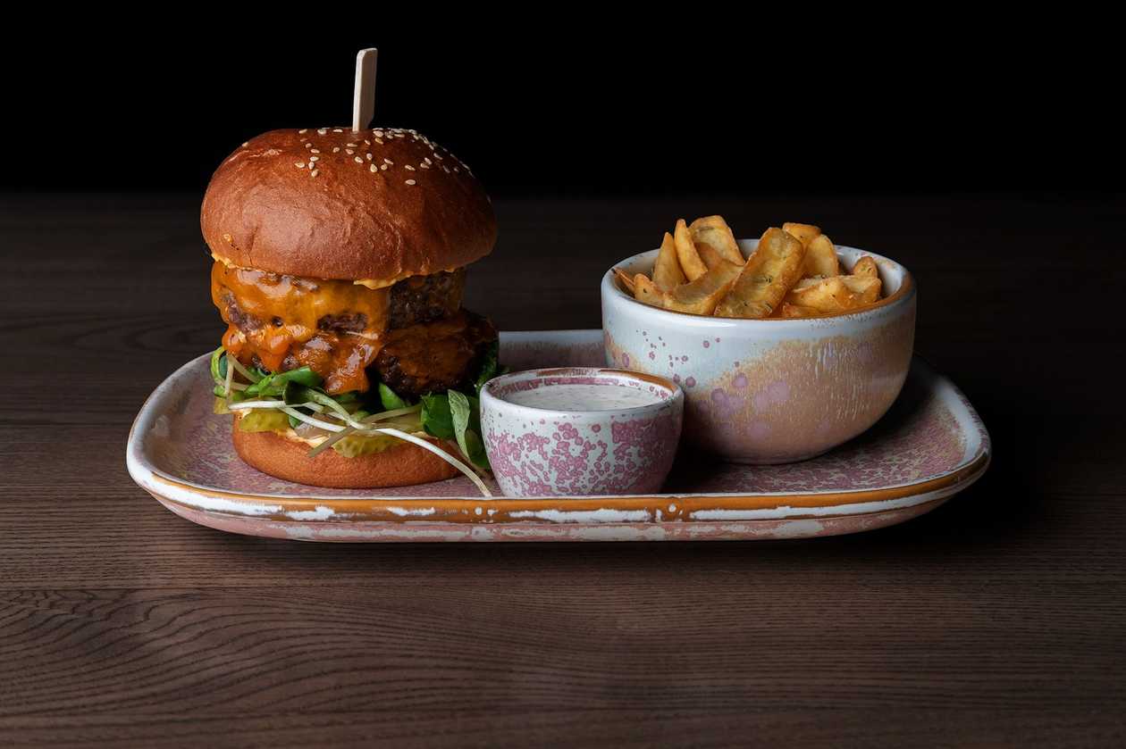 Double beef burger