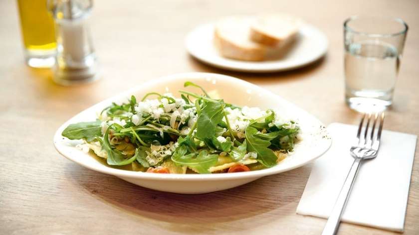 Ravioli Con Ricotta E Rucola