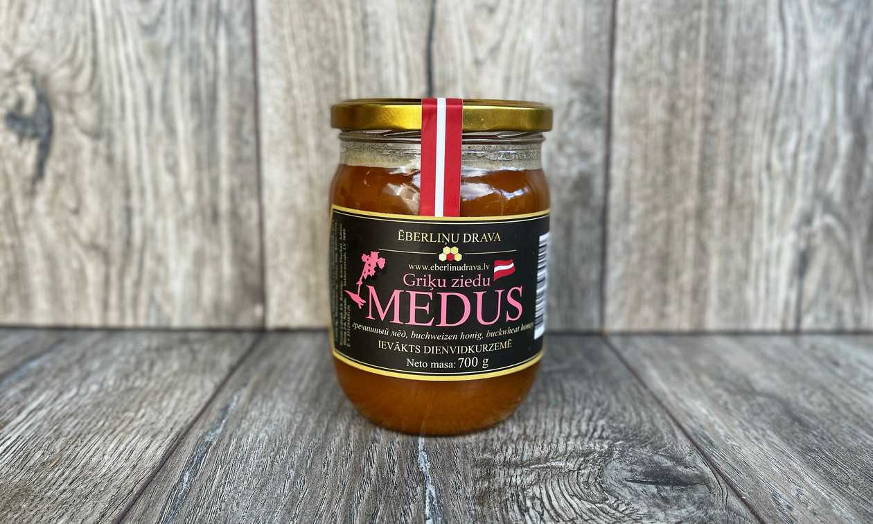 Latvijas griķu ziedu medus 500ml