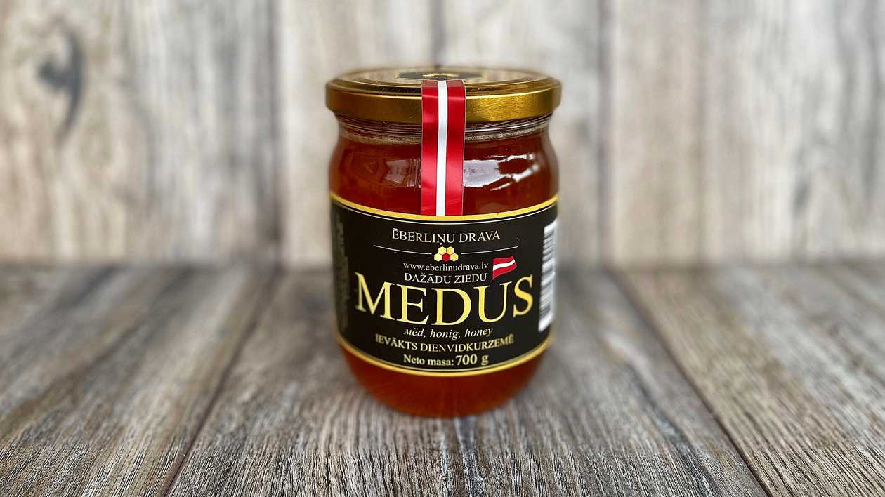 Latvijas dažādu ziedu medus 500ml