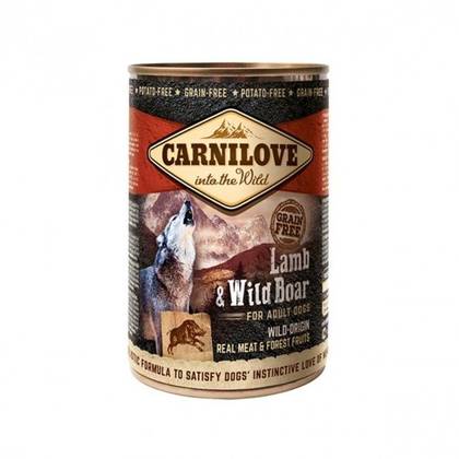 Carnilove Wild Meat konserv koertele, lamba- ja metssealihaga 400 g