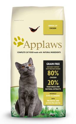 Applaws Senior kuivtoit kassidele kanalihaga 2 kg
