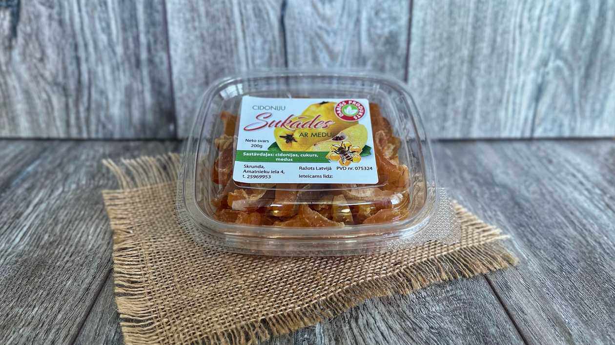 Cidoniju sukādes ar medu 200g