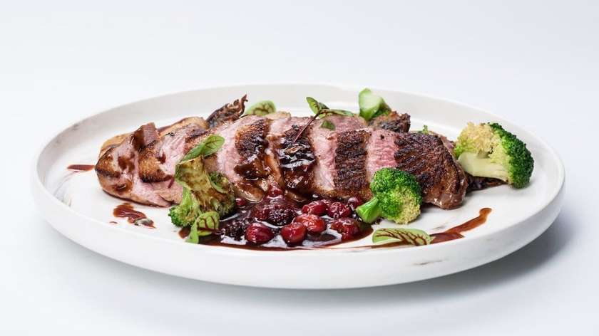 "Bajoriška" duck breast steak