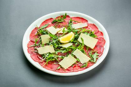 Beef Carpaccio with Parmesan Cheese
