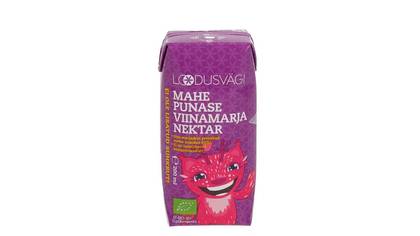 Kõrrejook, Punase viinamarja nektar 200 ml, ÖKO