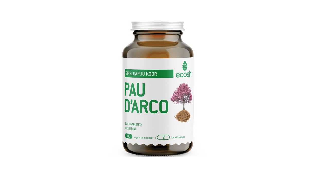Ecosh Pau D'Arco 100 kapslit