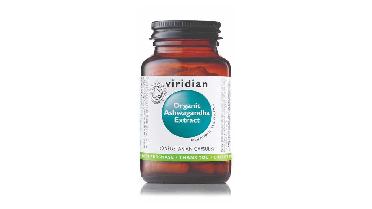 Viridian ashwagandha ekstrakt 60 kapslit, ökotoode