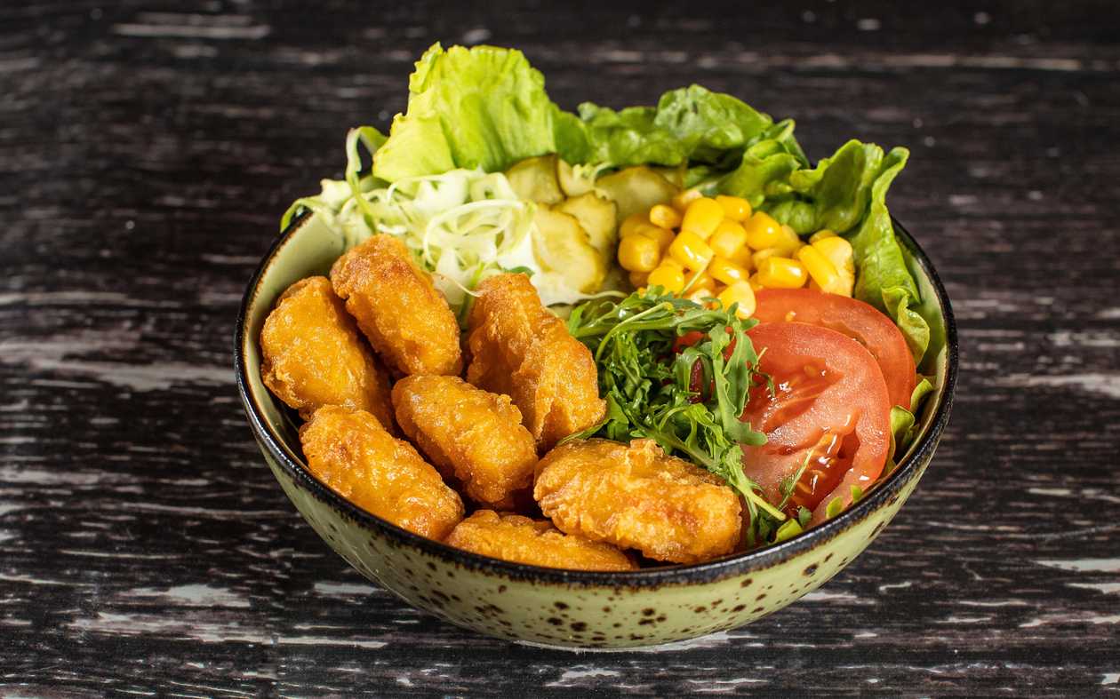 Crispy Nuggets salad