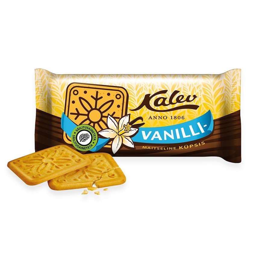 Kalev, vanilliküpsised, 163 g