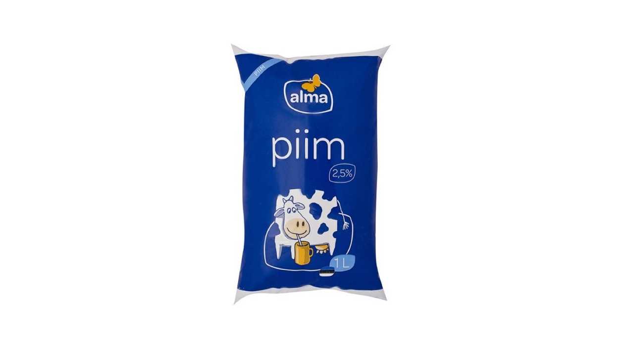Alma, piim 2,5%, 1 l