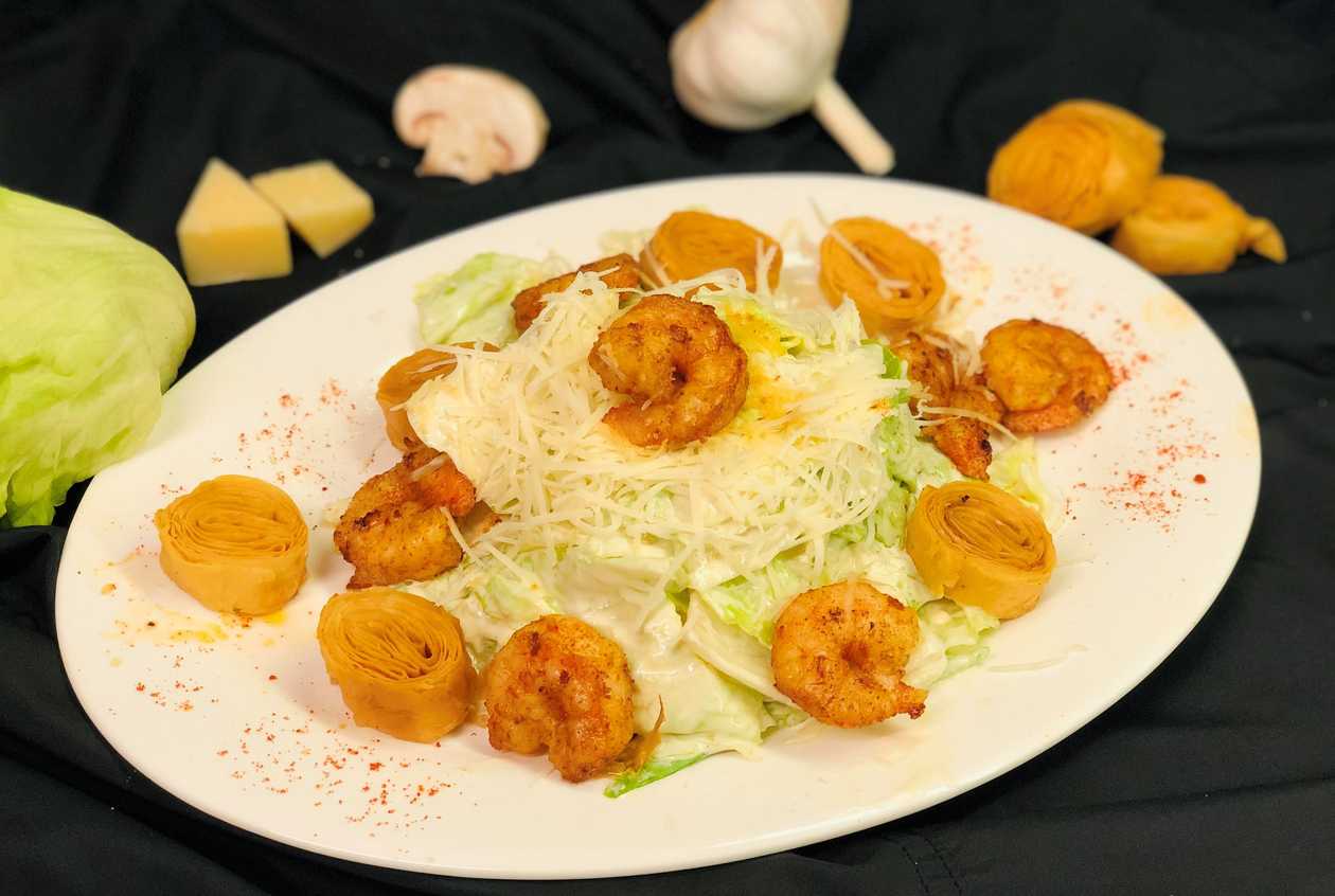 Caesar With Shrimps