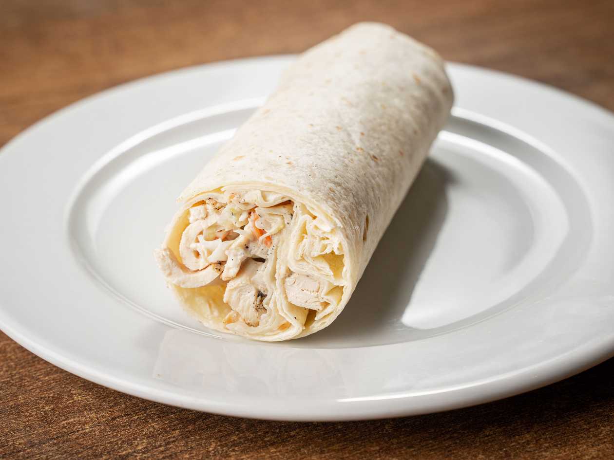 Chicken Coleslaw wrap