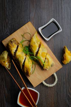 3. Vegetable Spring Rolls