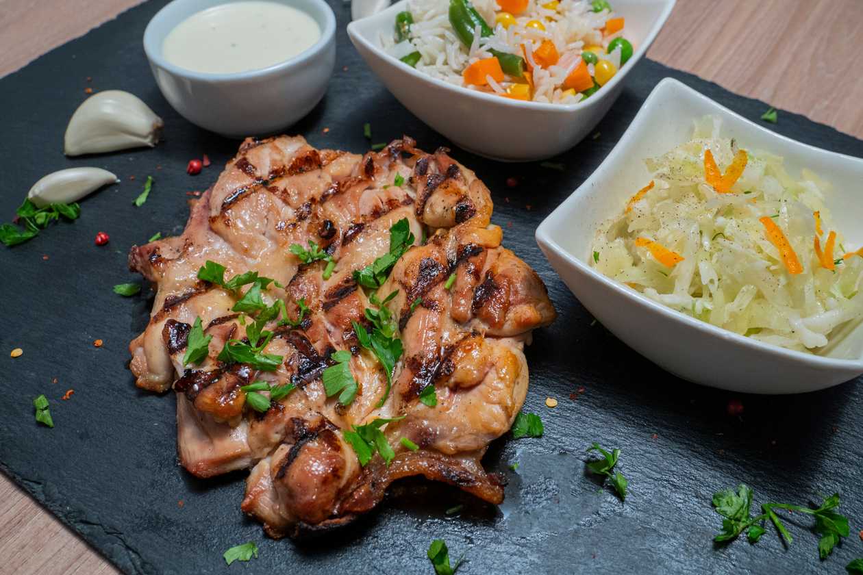 Menu Chicken Pulp Boneless At grill