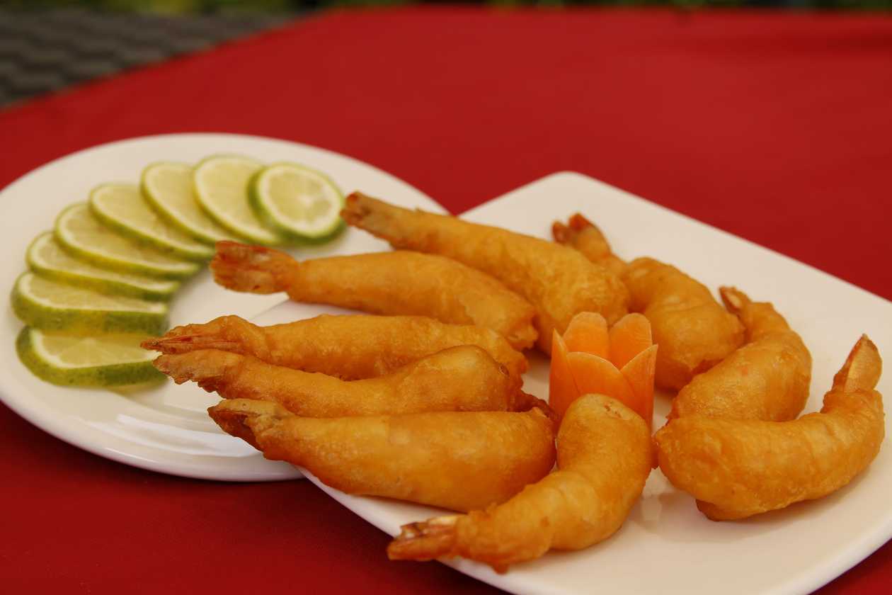 Golden-Fried Prawns