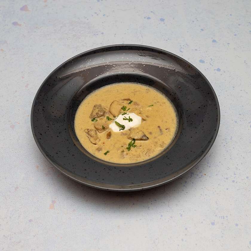 Dubáková krémová polievka