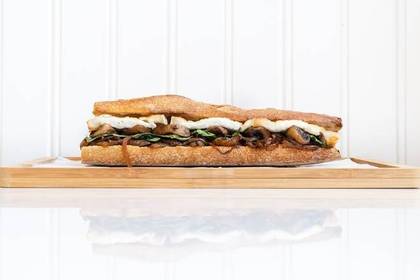 Baguette with Warm Goat Cheese (Includes a Drink)