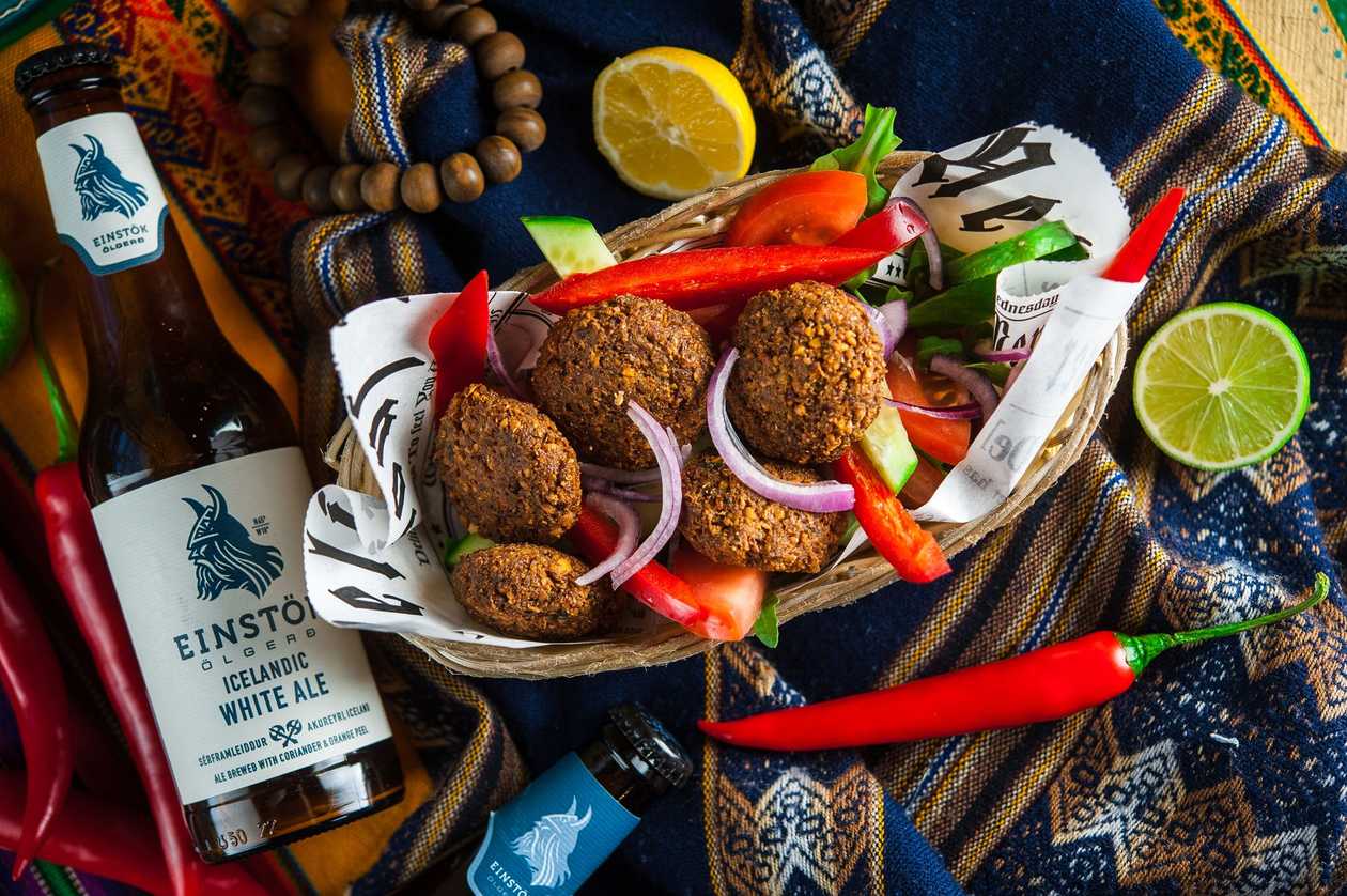 Falafel with Fresh Salad