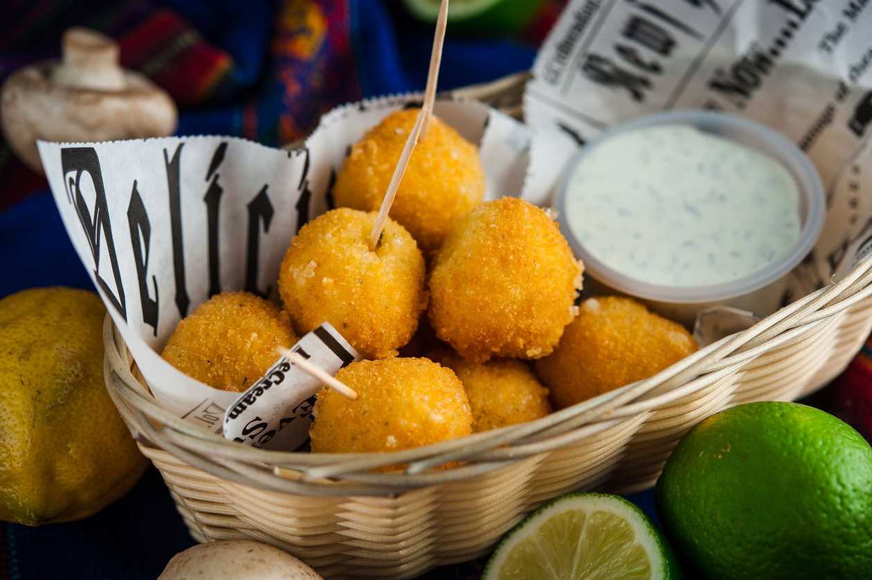 Cheeseballs with Loca Cream Sauce (5 pcs.)