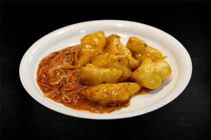 K14. Sweet and sour cod with vegetables