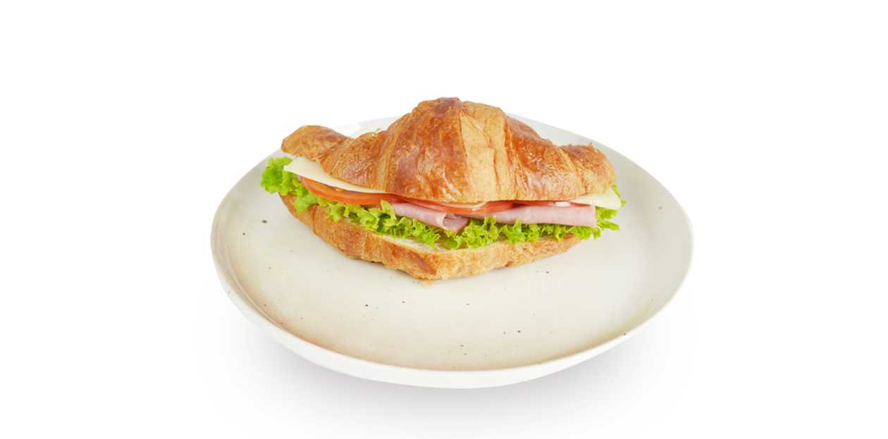 Hot sandwich "French croissant"