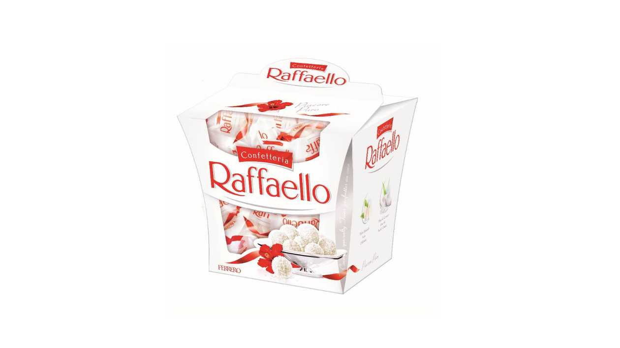 Konfektes Rafaello kārba