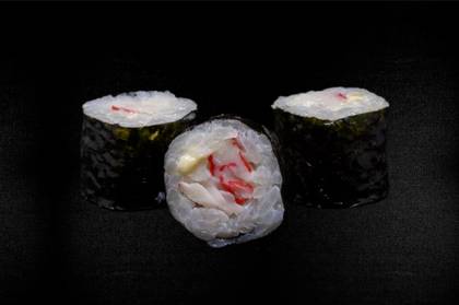 3. Nori sushi with crab meat